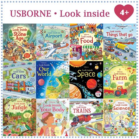 Usborne Look Inside Series Suitable For Age 4 Shopee Singapore