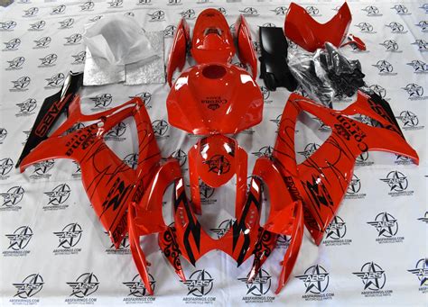 This is a direct replacement fairing. Red Corona Edition - 2006 to 2007 GSXR 600/750 - ABS Fairings