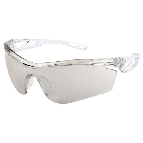 Mcr Safety Cl419 Checklite Cl4 Safety Glasses Clear Temples Indoor Outdoor Mirror Lens