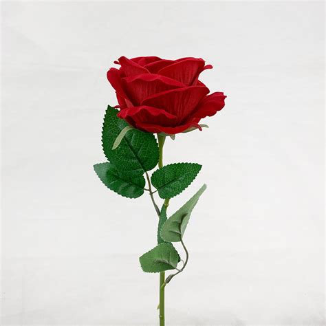 Artificial Rose Flower Synthetic Rose Flower Plastic Rosef Lower Fake