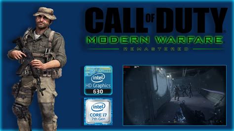 Call Of Duty Modern Warfare Remastered Intel Hd 630 I7 7700hq