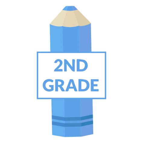 Color Pencil School 2nd Grade Icon Transparent Png And Svg Vector File