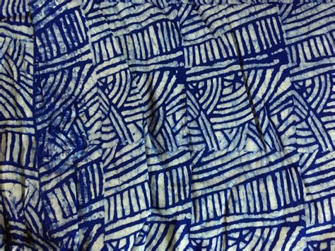 Making Batik Fabric For Use In African Print Clothing
