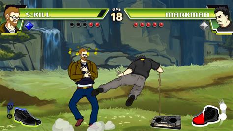Beating Down A Fighting Game Master With Divekicks Two Button Gameplay