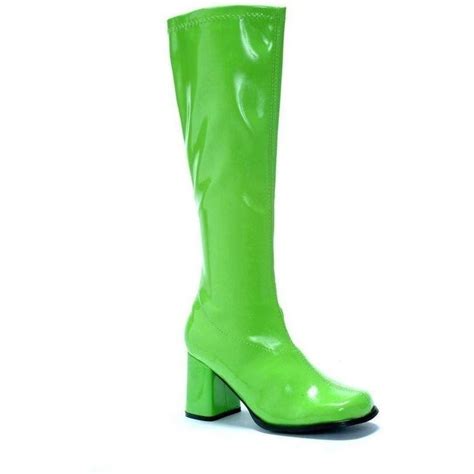 Gogo Gogo Boot Green Patent In 2022 Gogo Boots Boots Patent