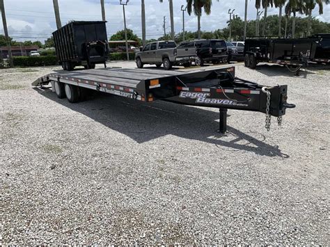 eager beaver 20 ton deckover heavy equipment trailer 21 6 all american trailer company