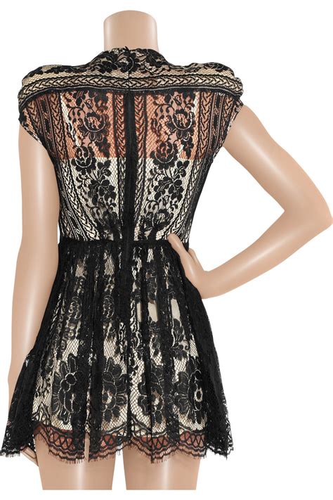 Lyst Lover Wiccan Lace Mini Dress In Black