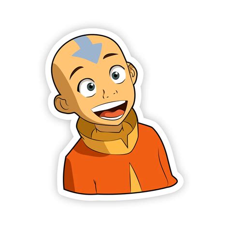 Avatar The Last Airbender Aang Sticker