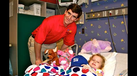 A Giant Win For Eli Manning And Batson Childrens Hospital Youtube