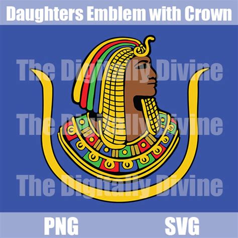 Daughters Emblem With Crown Daughters Of Isis Daughters Of Etsy