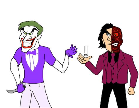 Joker And Two Face By Scurvypiratehog On Deviantart