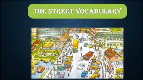 The Street Vocabulary For Kids English Vocabulary Youtube