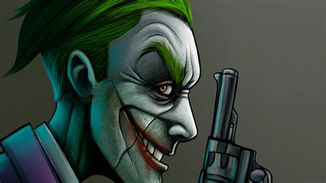 Joker With Gun Hd Superheroes 4k Wallpapers Images Backgrounds Photos And Pictures