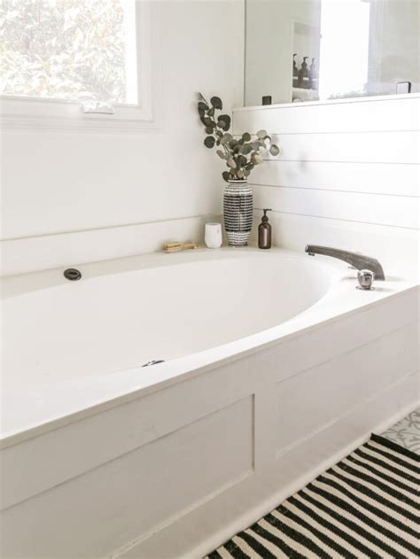 diy bath tub skirt panel for under 25 designing vibes interior design diy and lifestyle