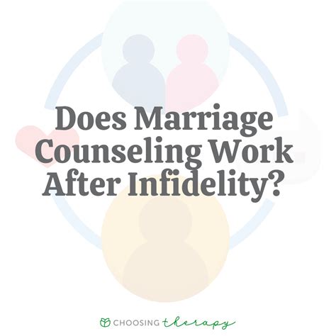 Does Marriage Counseling Help After Infidelity