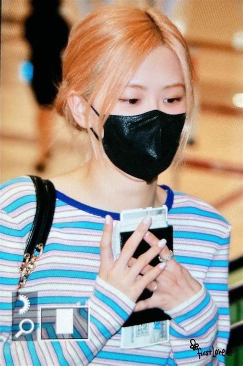 Rosé Airport Airport Style Airport Fashion K Pop South Korean Girls