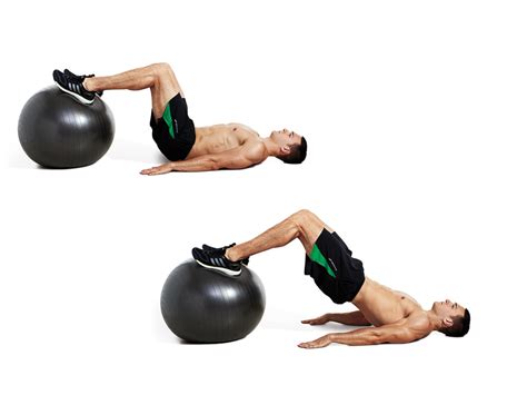 The Swiss Ball Workout For Strong Glutes And Powerful Legs Mens Journal