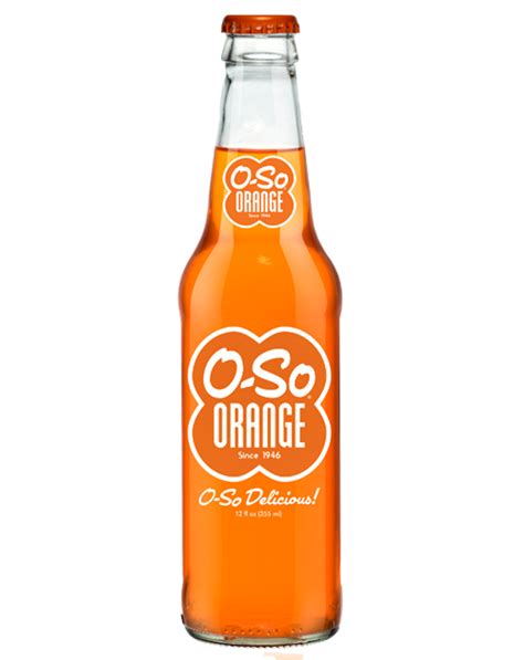 O So Orange Soda 12 Oz Glass Bottles Summit City Soda