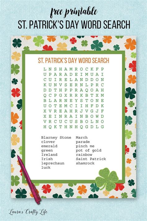 March Word Search Free Printable Printable Word Searches