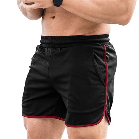 Men Fitness Shorts Quick Drying Gym Beach Shorts Summer Lounging Sport