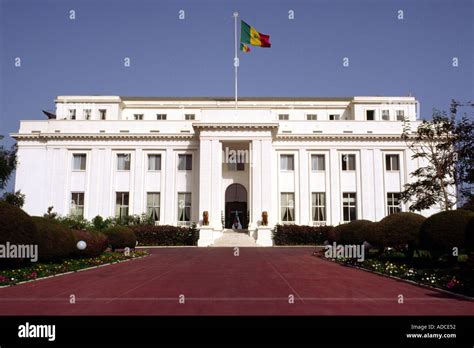 Presidential Palace Dakar Senegal Stock Photo Alamy