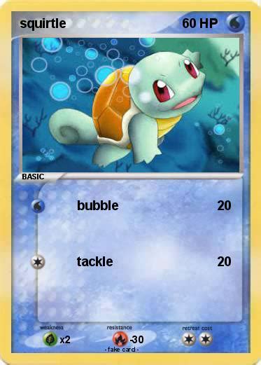 Pokémon Squirtle 1019 1019 Bubble My Pokemon Card