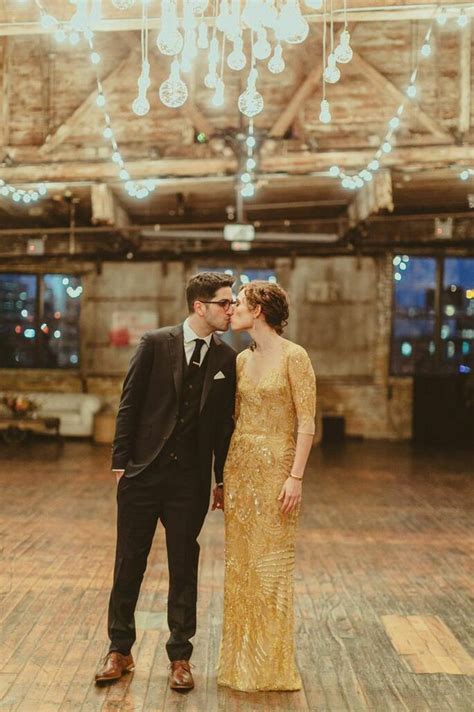 A Rustic Vintage Wedding In An Urban Loft Maya Uri Say I Do In New York