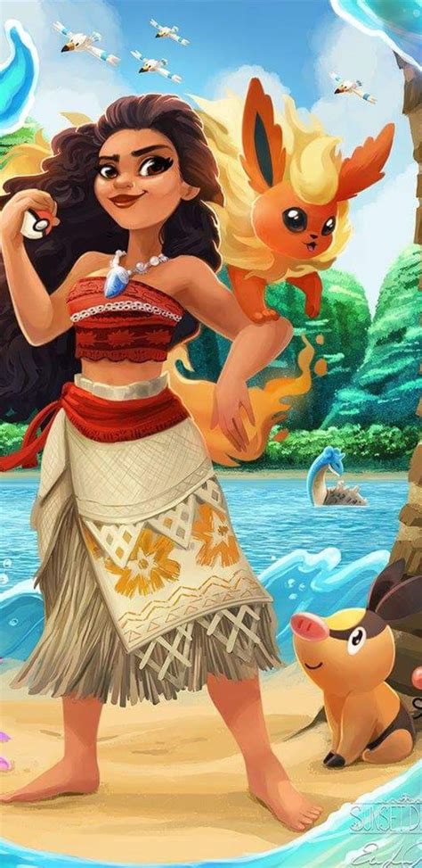 Disney Princess Moana Cute Disney Drawings Eevee Cute Pokemon Pictures