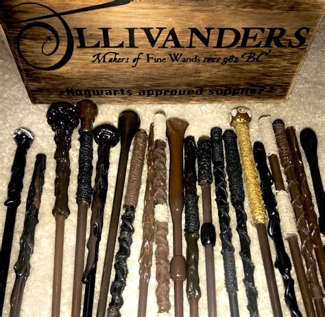 5 Wizard Wands Harry Potter Harry Potter Wand Wizard Wands Etsy