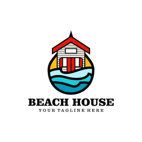 Premium Vector Beach House Logo