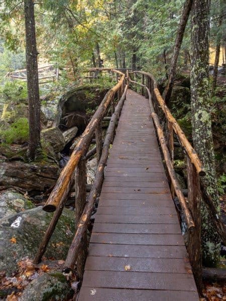 Exploring The Natural Stone Bridge And Caves In The Adirondacks