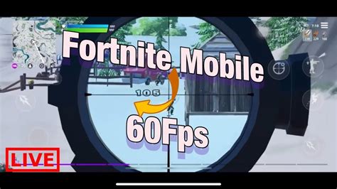 Fortnite Mobile 60 Fps Gameplay Youtube