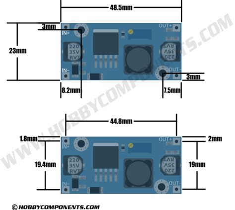 Click here to check the latest version. LM2596 DC-DC 3-35V Stepdown Power Supply Module (HCMODU0024) - forum.hobbycomponents.com