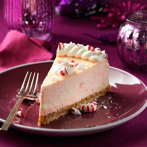 Peppermint Candy Cheesecake Recipe How To Make It Taste Of Home