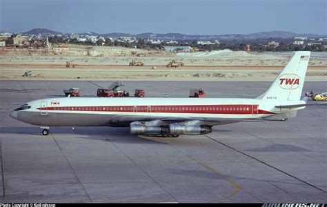 Boeing 707 331b Trans World Airlines Twa Aviation Photo 0236534