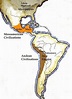 MAP of the primary Pre-Columbian Civilizations | Ancient maps, Latin ...