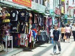 Malaysia's relaxed attitude towards counterfeit goods is well illustrated at this popular night market bracketed by fake chinese gateways. I LOVE MALAYSIA'S ISLANDS