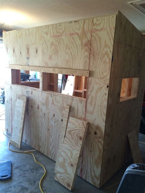 Pin By Applebuck On Deer Blind Build Hunting Blinds