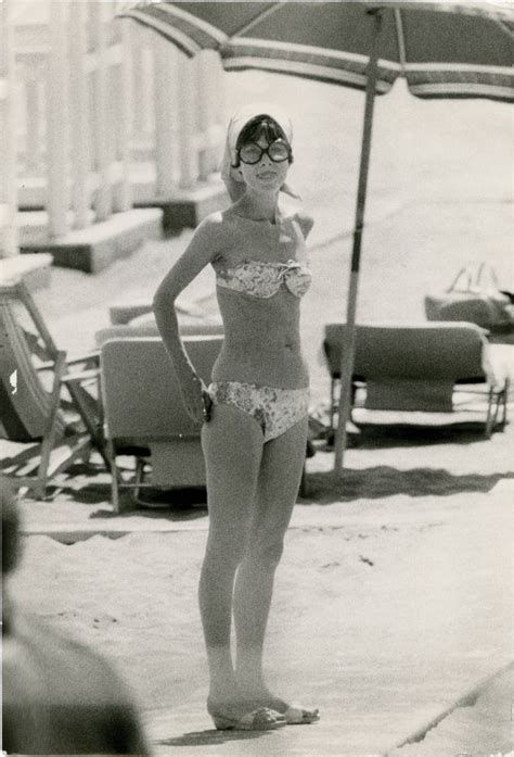 Audrey Hepburn In Bikini At The Beach Circa Original Oversize