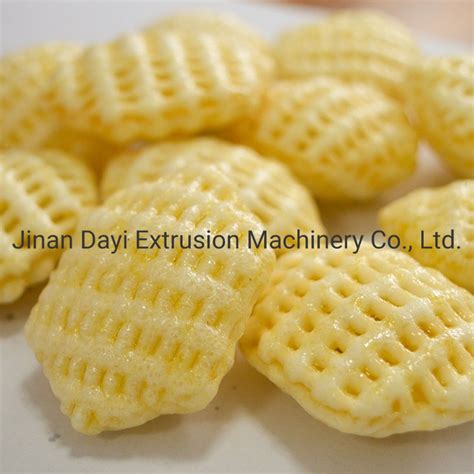 Printing Sexangle Pellet Chips Fryum Snack Extruder China 2d And 3d Pellet Snacks Making