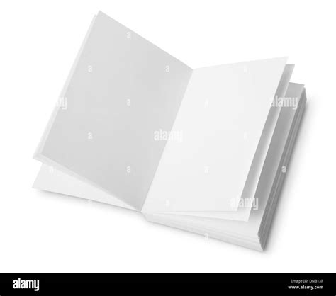 Cuaderno Abierto Aislado En Blanco Sobre Fondo Blanco Fotografía De