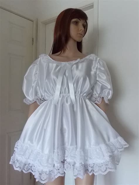 A Short Adult Baby Dress Fancy Dress Sissy Lolita Cosplay Wide Etsy