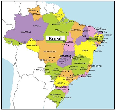 Arriba Imagen De Fondo Mapa De Brasil Con Division Politica Y Nombres Mirada Tensa