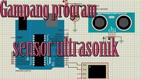 Cara Mudah Program Sensor Ultrasonik Dengan Arduino Youtube