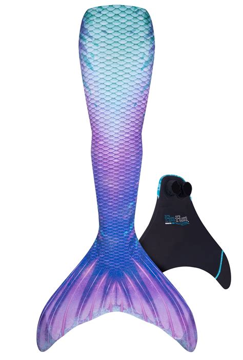 Mermaid Tails With Monofin For Swimming By Fin Fun In Kids And Adult