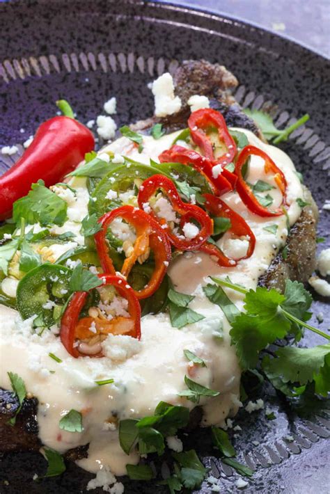 Pay respect to quality cuts of meat by using our guide to achieving the perfect steak, cooked to your liking. Mexican Steaks with Queso Blanco - Urban Cowgirl