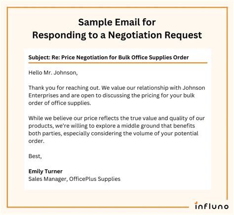 6 Price Negotiation Email Tips Templates And Examples