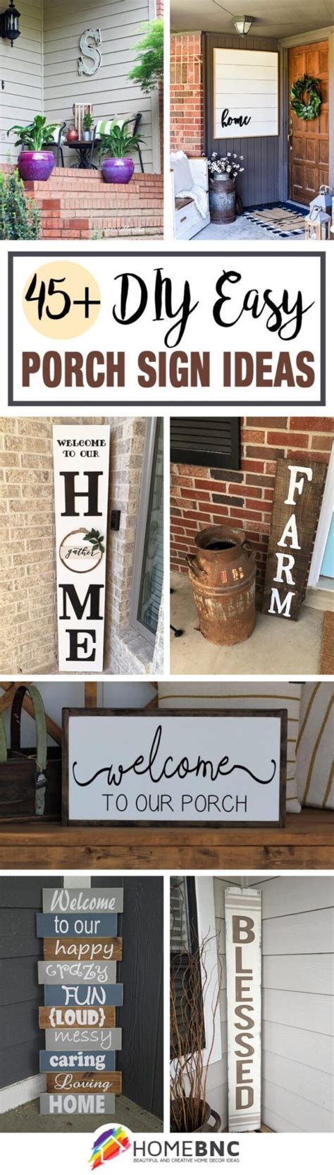 45 Best Front Porch Sign Designs And Diy Ideas For 2021