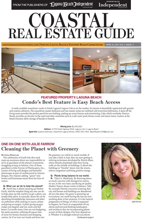 Plantscapers Featured In Coastal Real Estate Guide Plantscapers