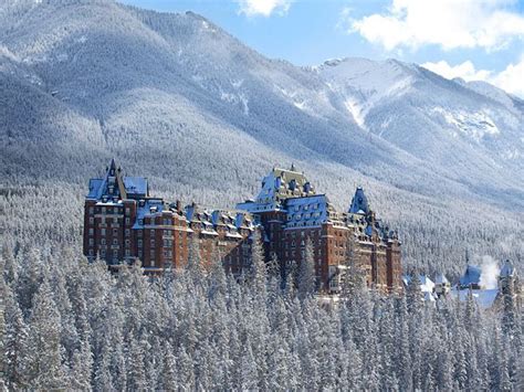 Hotel Fairmont Banff Springs Canada Powder White